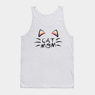 Cat Mom Kitten Mom Meow Mom Tank Top